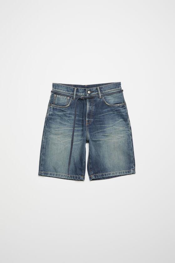 Loose fit denim shorts Product Image