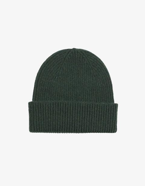 Merino Wool Beanie - Hunter Green Product Image