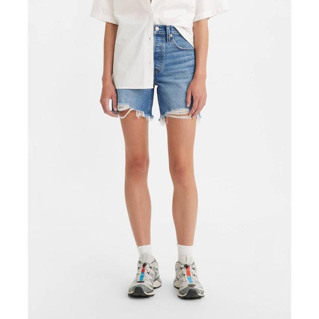 Levi's(r) Womens 501 Mid Thigh Short (Sure Time Flies) Women's Shorts Product Image