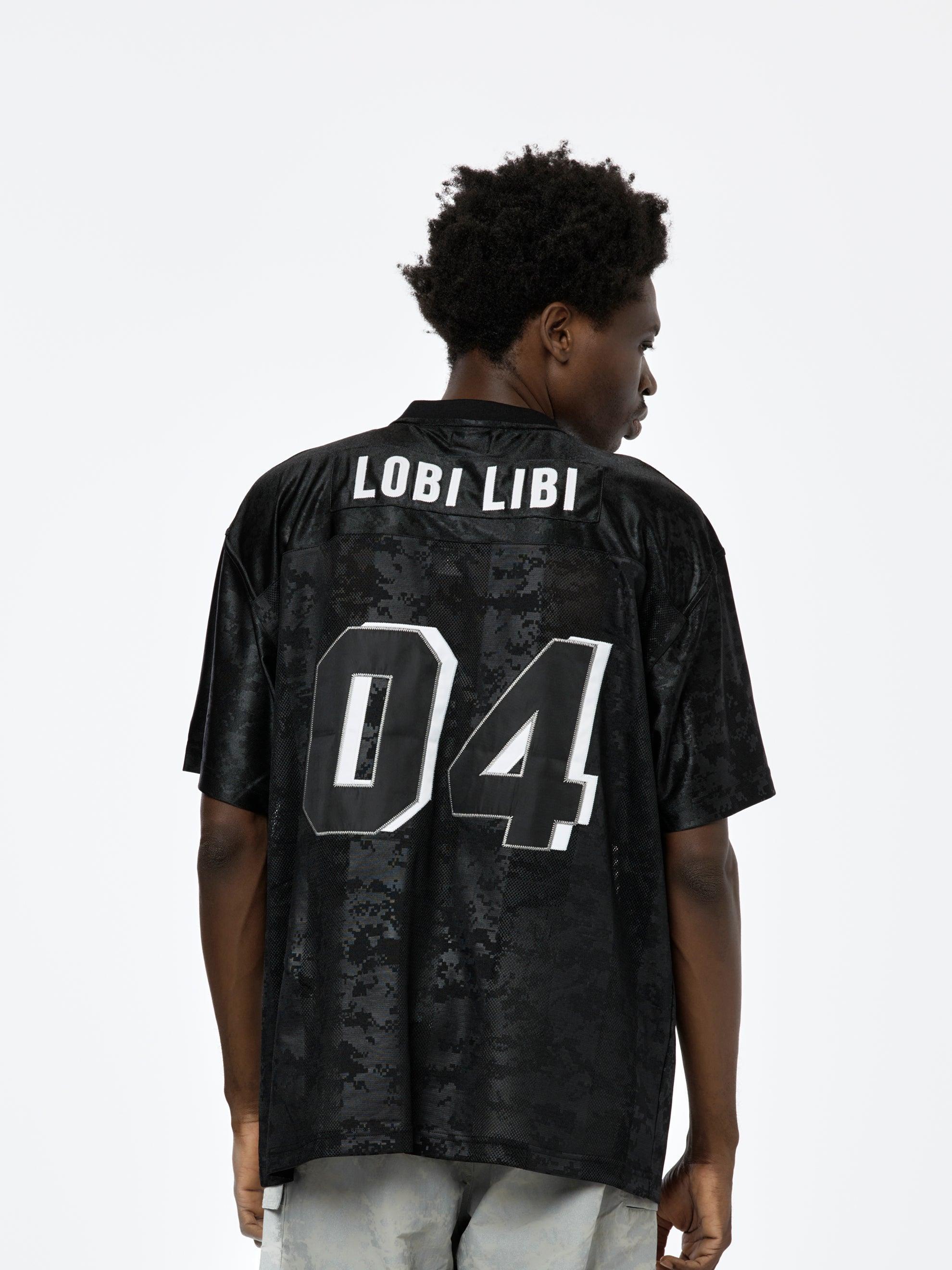 Digi Lobi Mesh Football Jersey (Black) Product Image