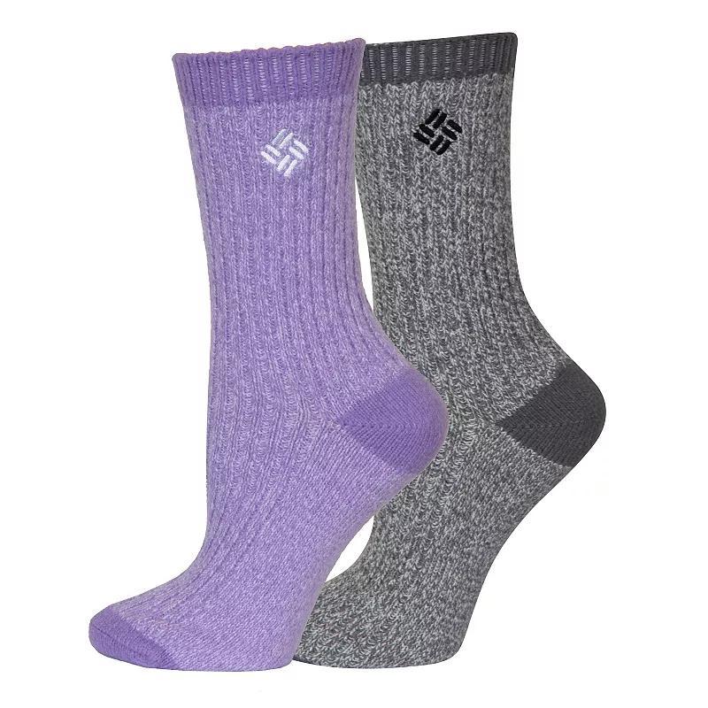 Womens Columbia 2-Pack Marled Crew Socks Product Image