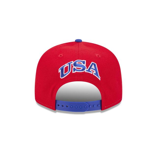 Team USA 2024 Olympics 9FIFTY Snapback Hat Male Product Image