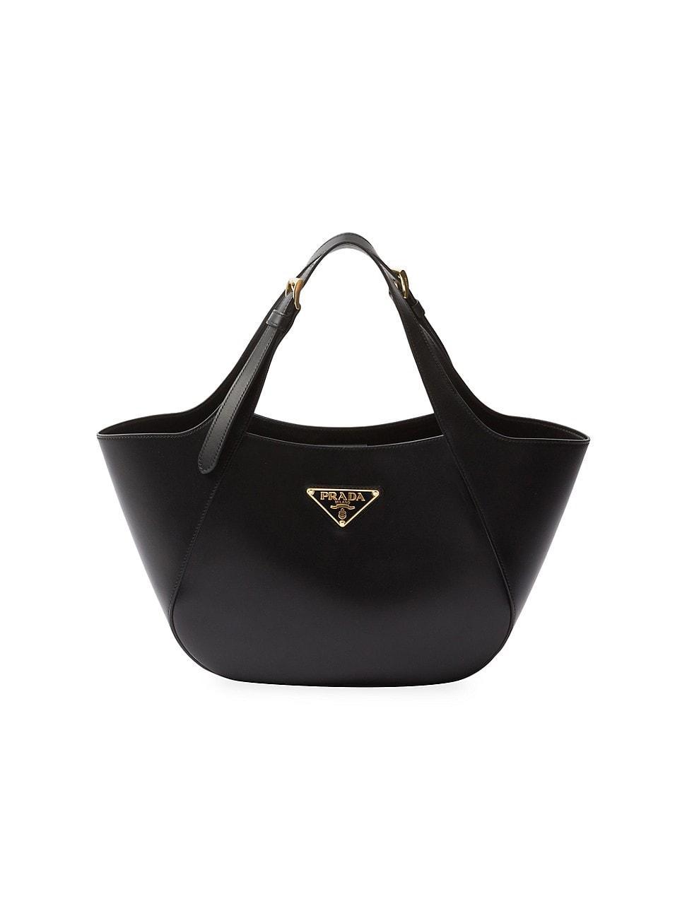 Womens Prada Medium Leather Tote Bag Product Image