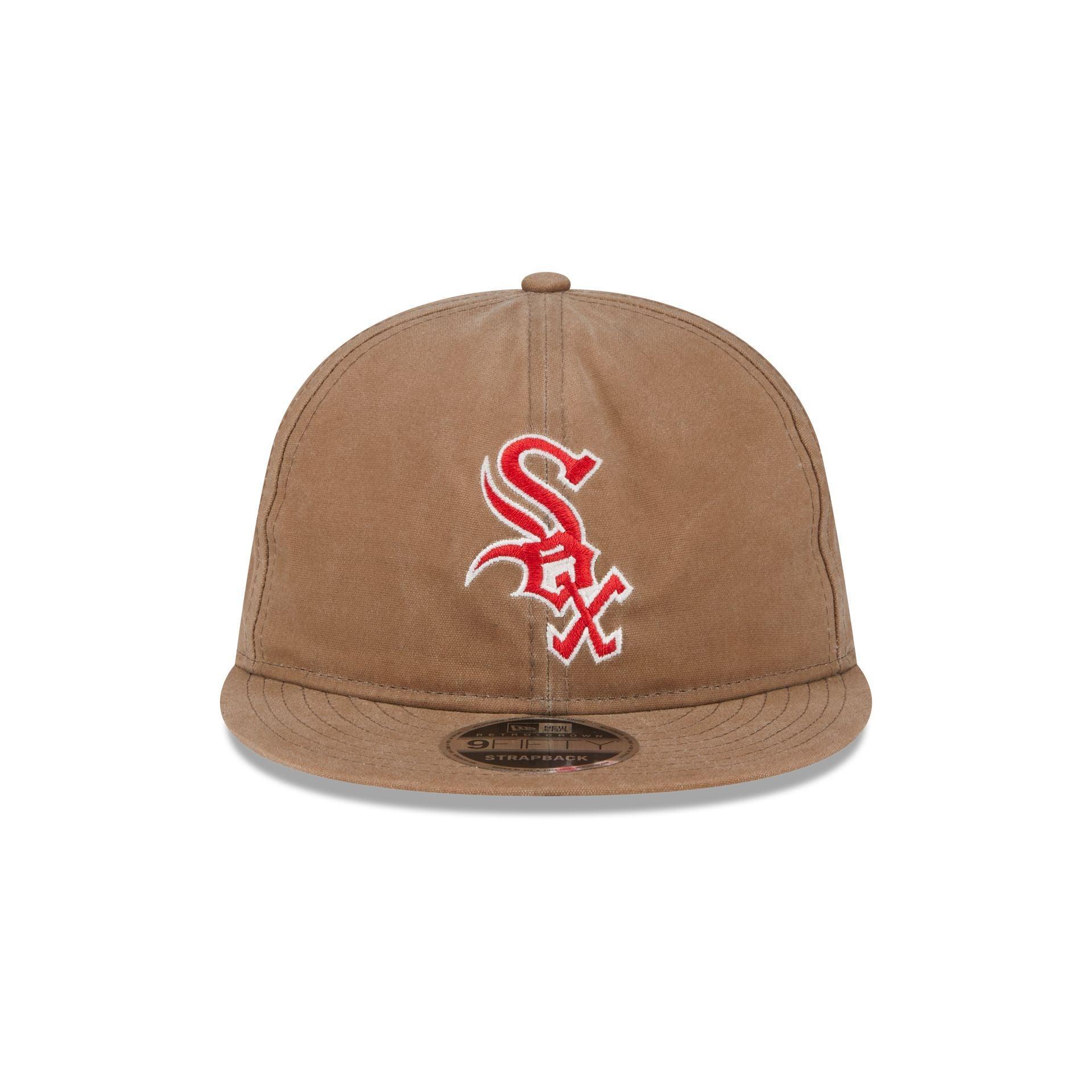 Chicago White Sox Khaki Retro Crown 9FIFTY Adjustable Hat Male Product Image