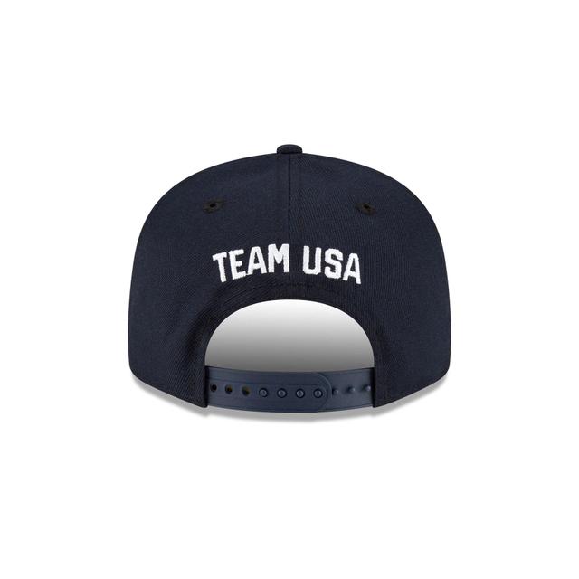 Team USA Gymnastics Navy 9FIFTY Snapback Hat Male Product Image