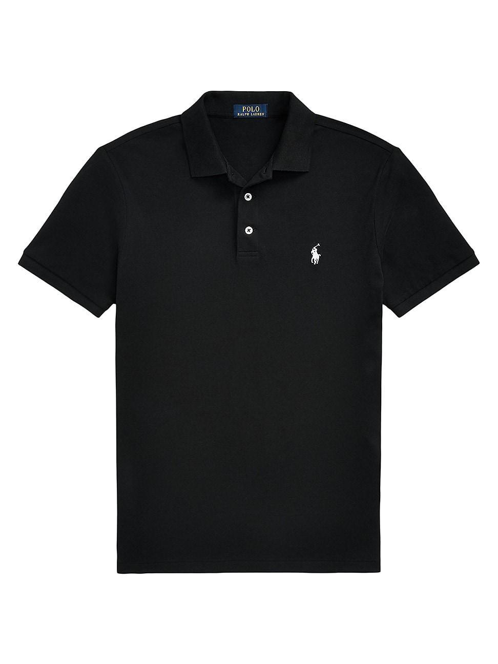 Mens Stretch Cotton-Blend Polo Shirt Product Image