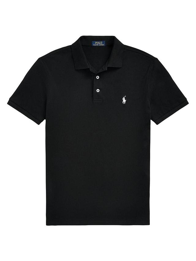 Mens Stretch Cotton-Blend Polo Shirt Product Image