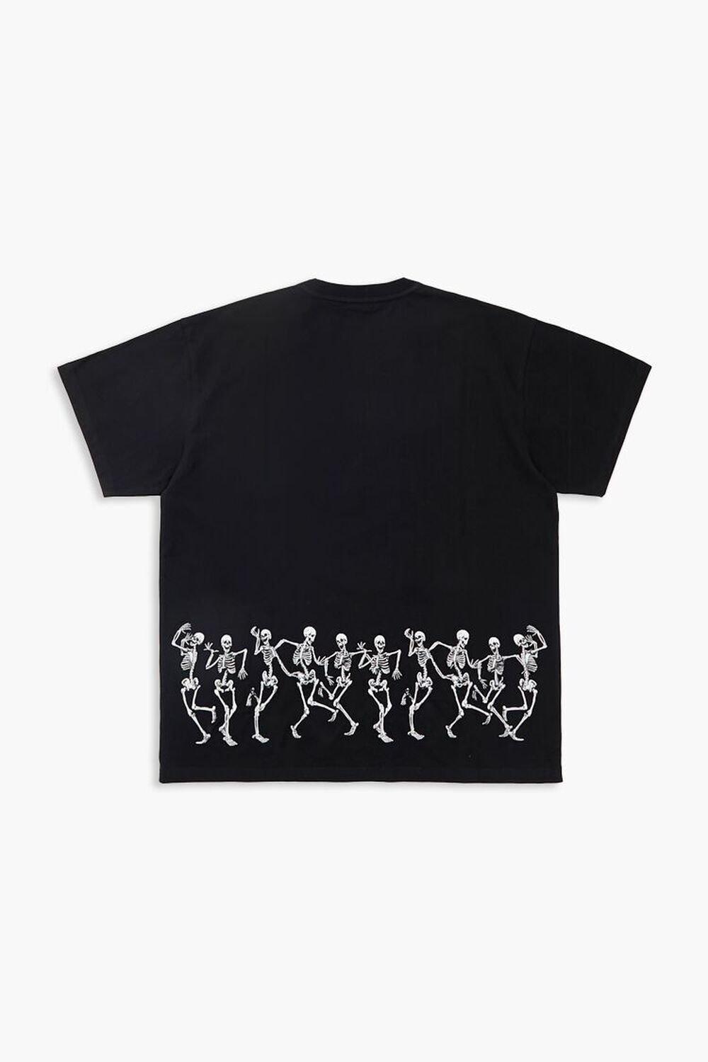 Embroidered Dancing Skeleton Tee | Forever 21 Product Image