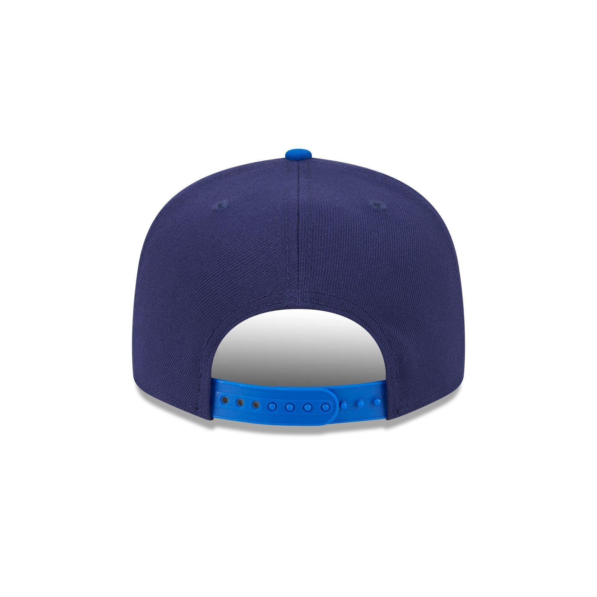 Kansas Jayhawks College Vault Blue 9FIFTY Snapback Hat Male Product Image