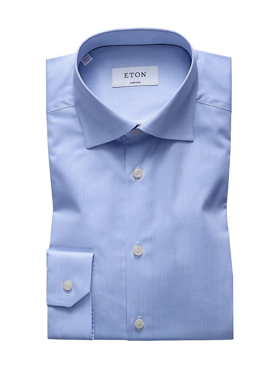 Eton Super Slim Fit Cotton Dress Shirt Product Image