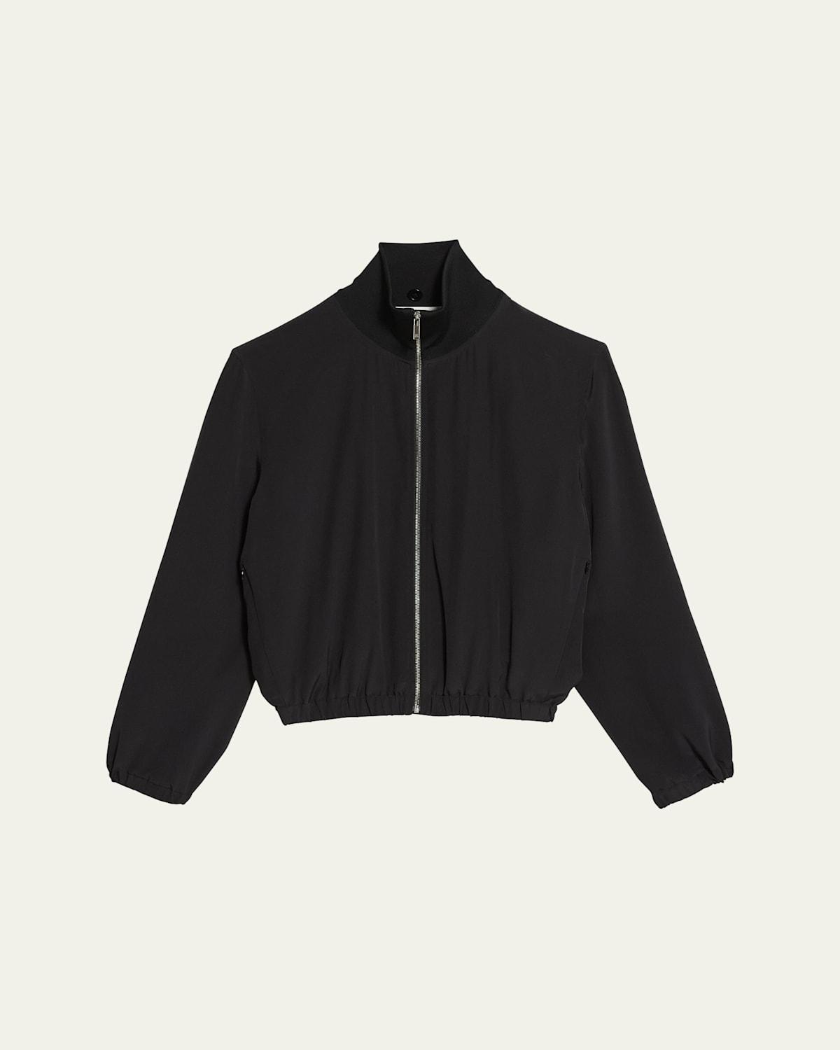 Mens Zip-Sleeve Bomber Jacket Product Image