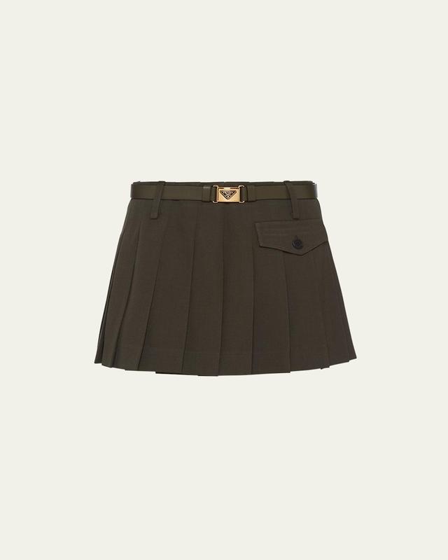 Womens Gabardine Mini-Skirt Product Image