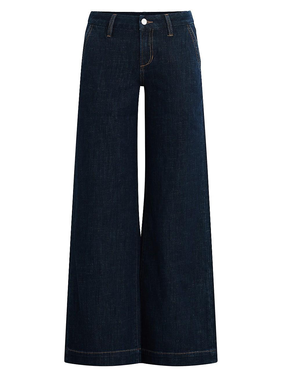 Womens The Lou Lou Low-Rise Wide-Leg Jeans Product Image