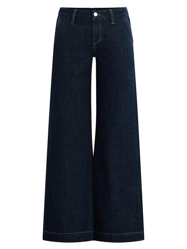 Womens The Lou Lou Low-Rise Wide-Leg Jeans Product Image