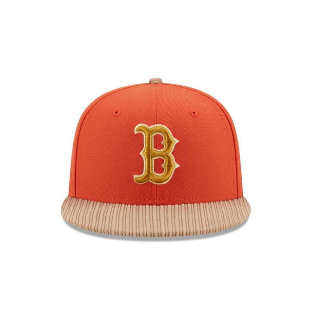 Boston Red Sox Autumn Wheat 9FIFTY Snapback Hat Male Product Image