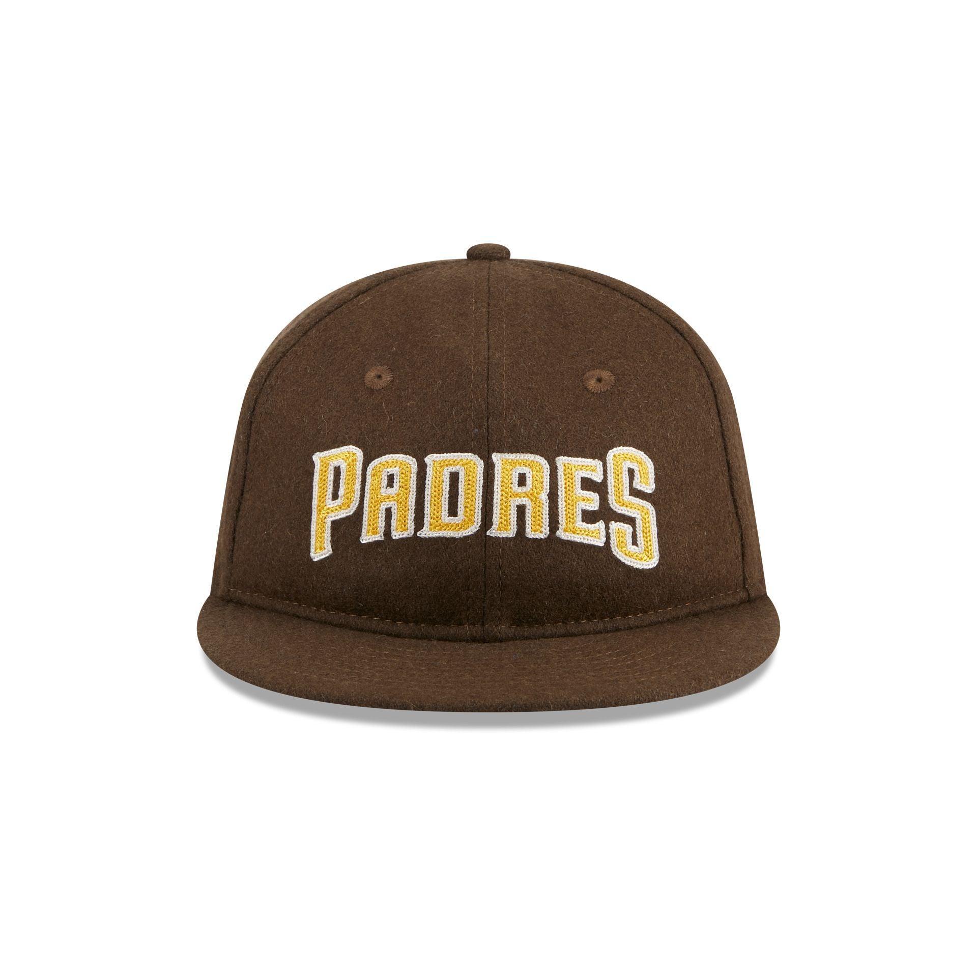 San Diego Padres Melton Wool Retro Crown 9FIFTY Adjustable Hat Male Product Image