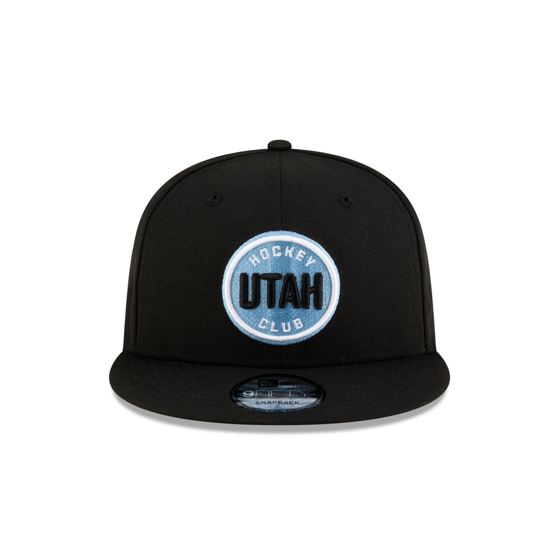 Utah Hockey Club Black 9FIFTY Snapback Hat Male Product Image