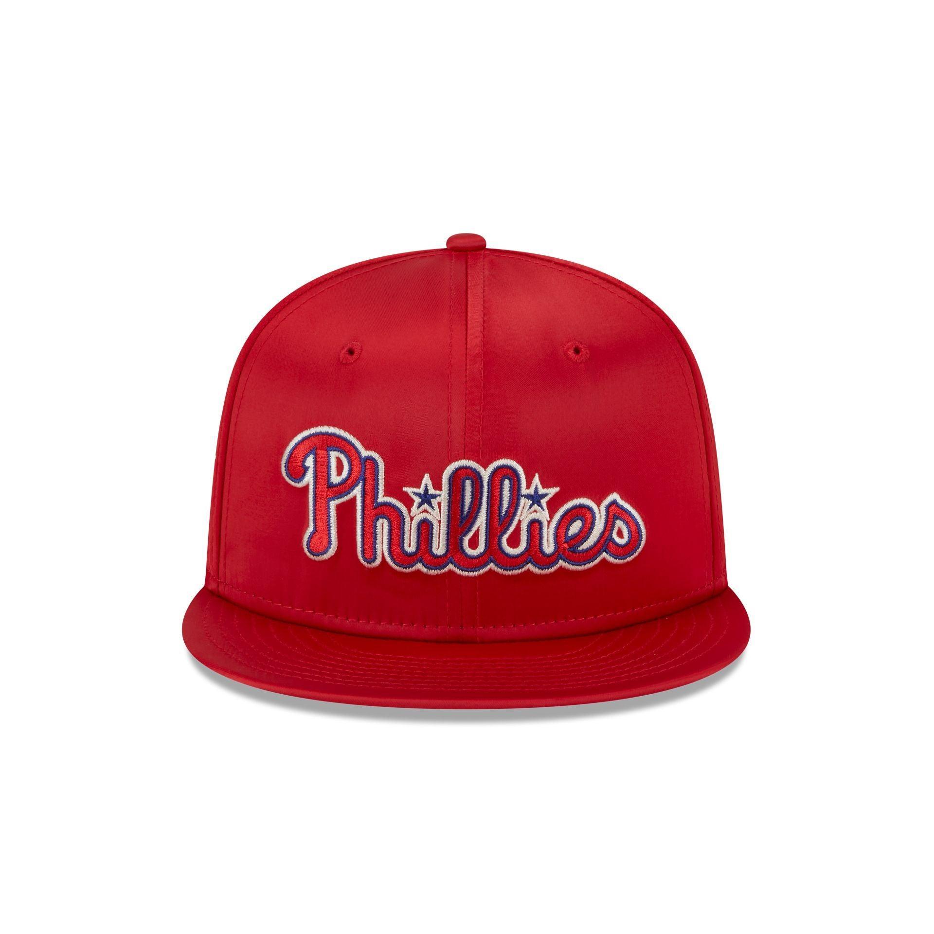 Philadelphia Phillies Satin Script 9FIFTY Snapback Hat Male Product Image