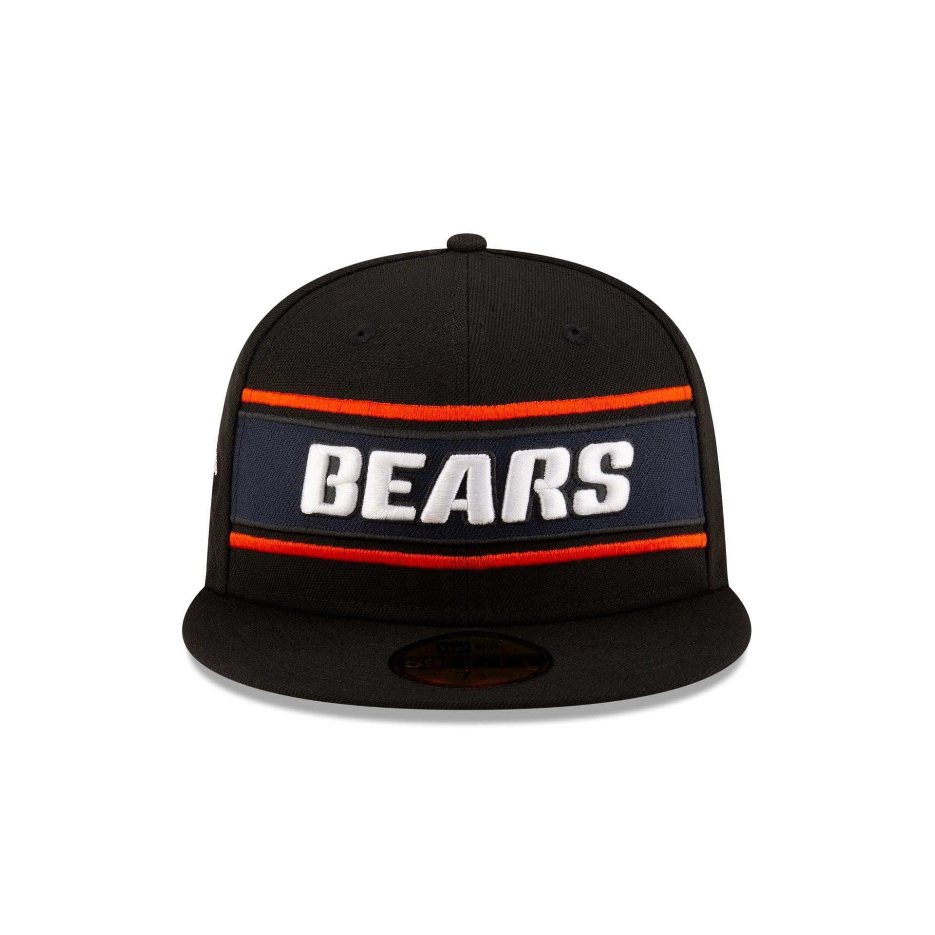 Chicago Bears 2024 Sideline Black 59FIFTY Fitted Hat Male Product Image