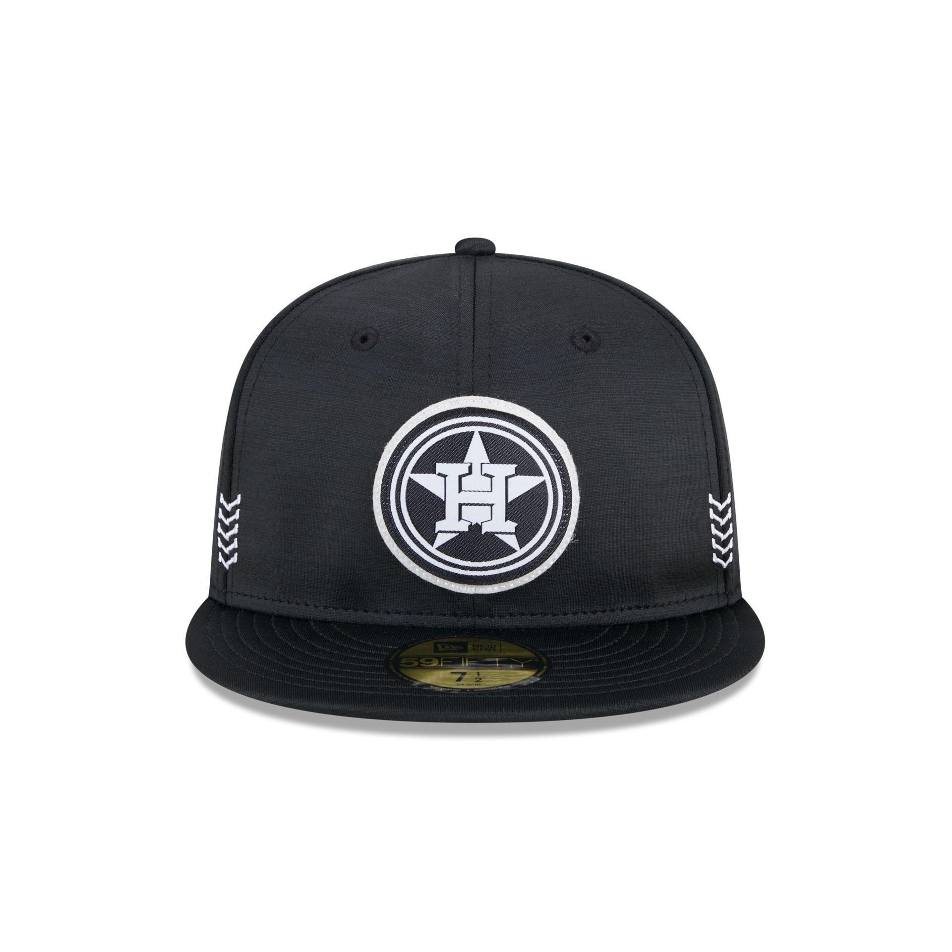 Houston Astros 2024 Clubhouse Black 59FIFTY Fitted Hat Male Product Image