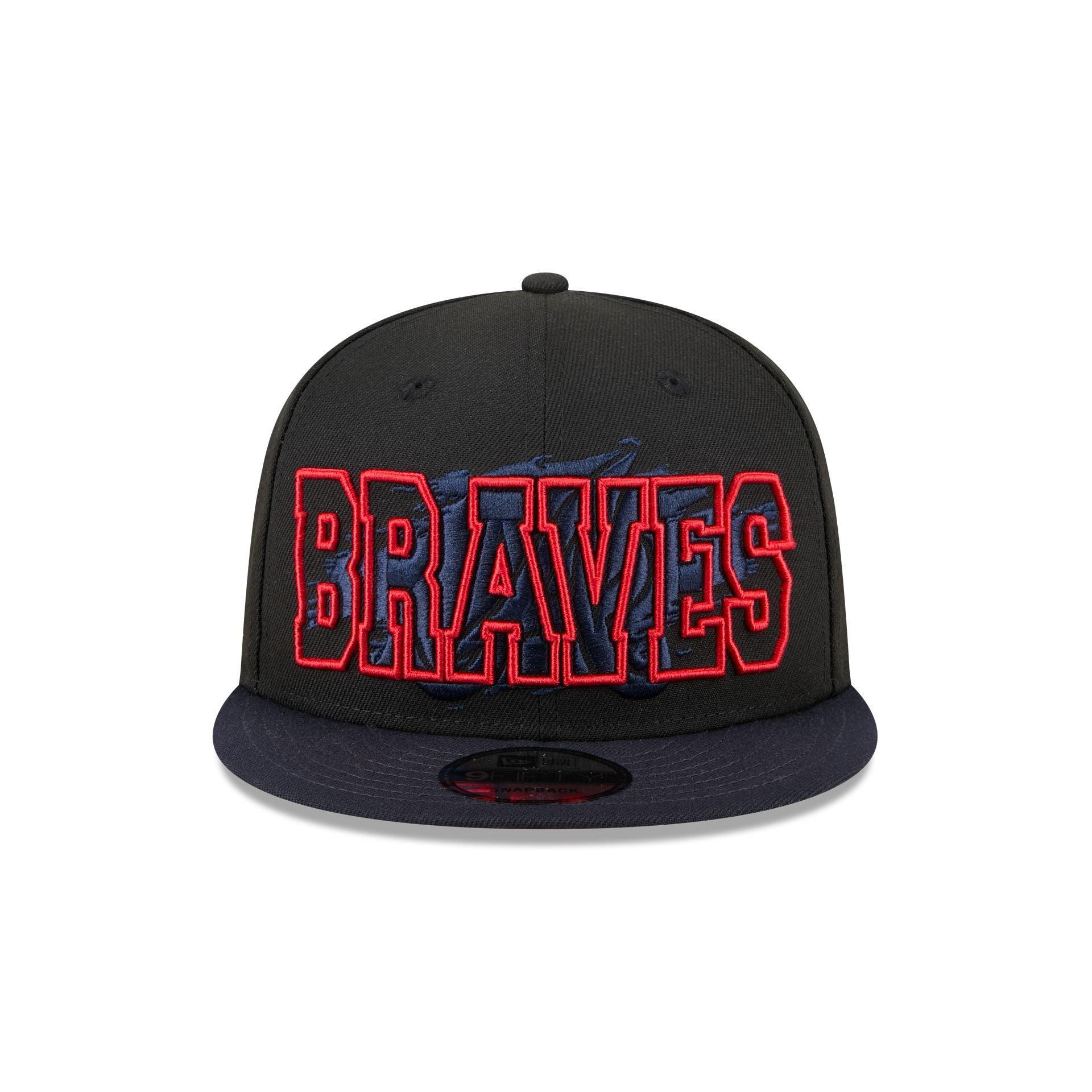 Atlanta Braves Splatter 9FIFTY Snapback Hat Male Product Image