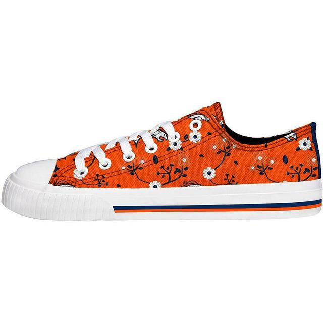 Womens FOCO Denver Broncos Flower Canvas Allover Shoes Product Image