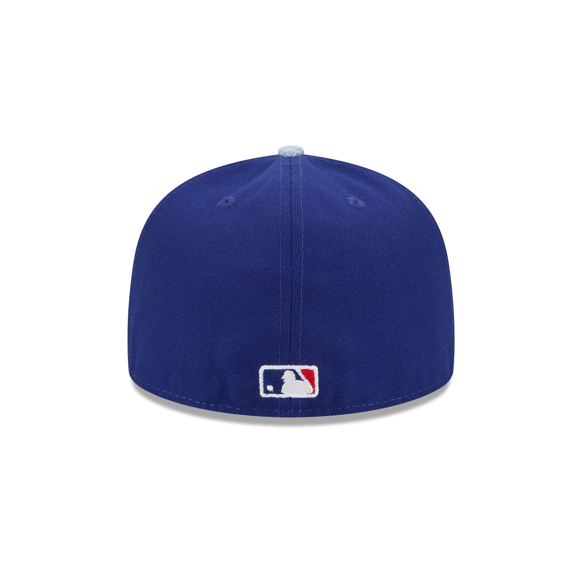 Los Angeles Dodgers Throwback Pinstripe 59FIFTY Fitted Hat Male Product Image