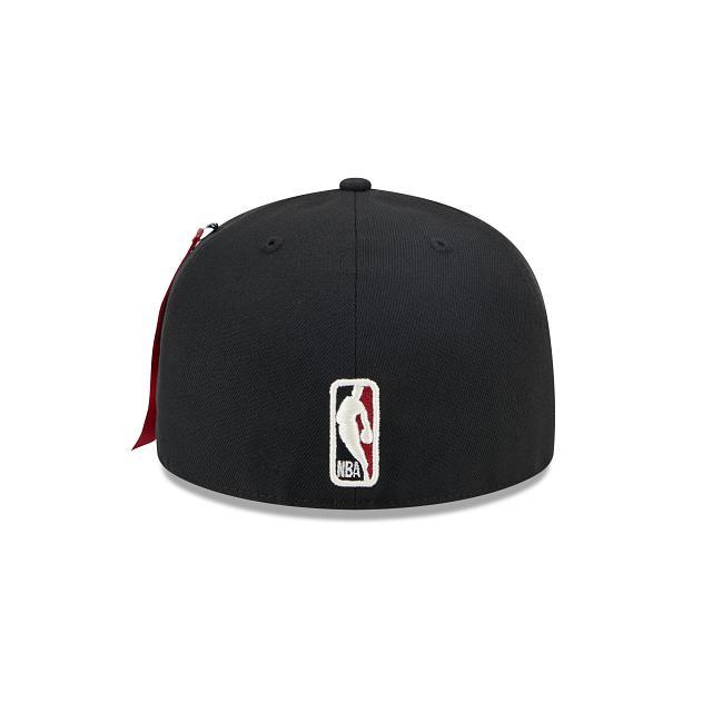 Alpha Industries X Miami Heat Dual Logo 59FIFTY Fitted Hat Male Product Image