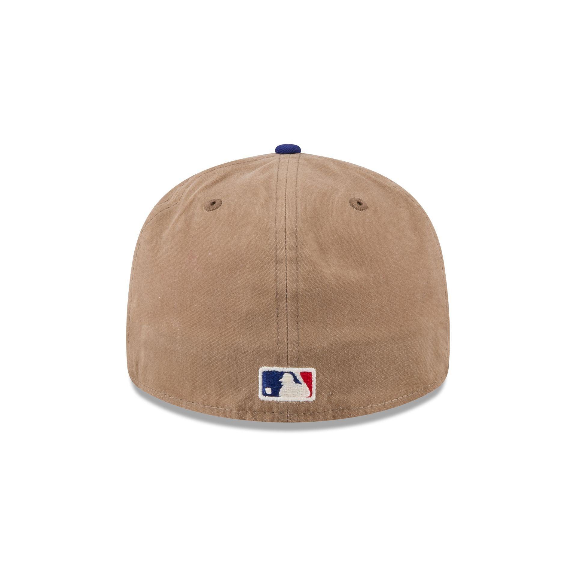 Texas Rangers Wax Canvas Retro Crown 59FIFTY Fitted Hat Male Product Image