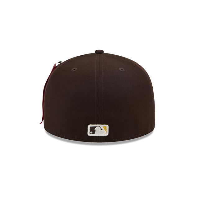 Alpha Industries X San Diego Padres Dual Logo 59FIFTY Fitted Hat Male Product Image