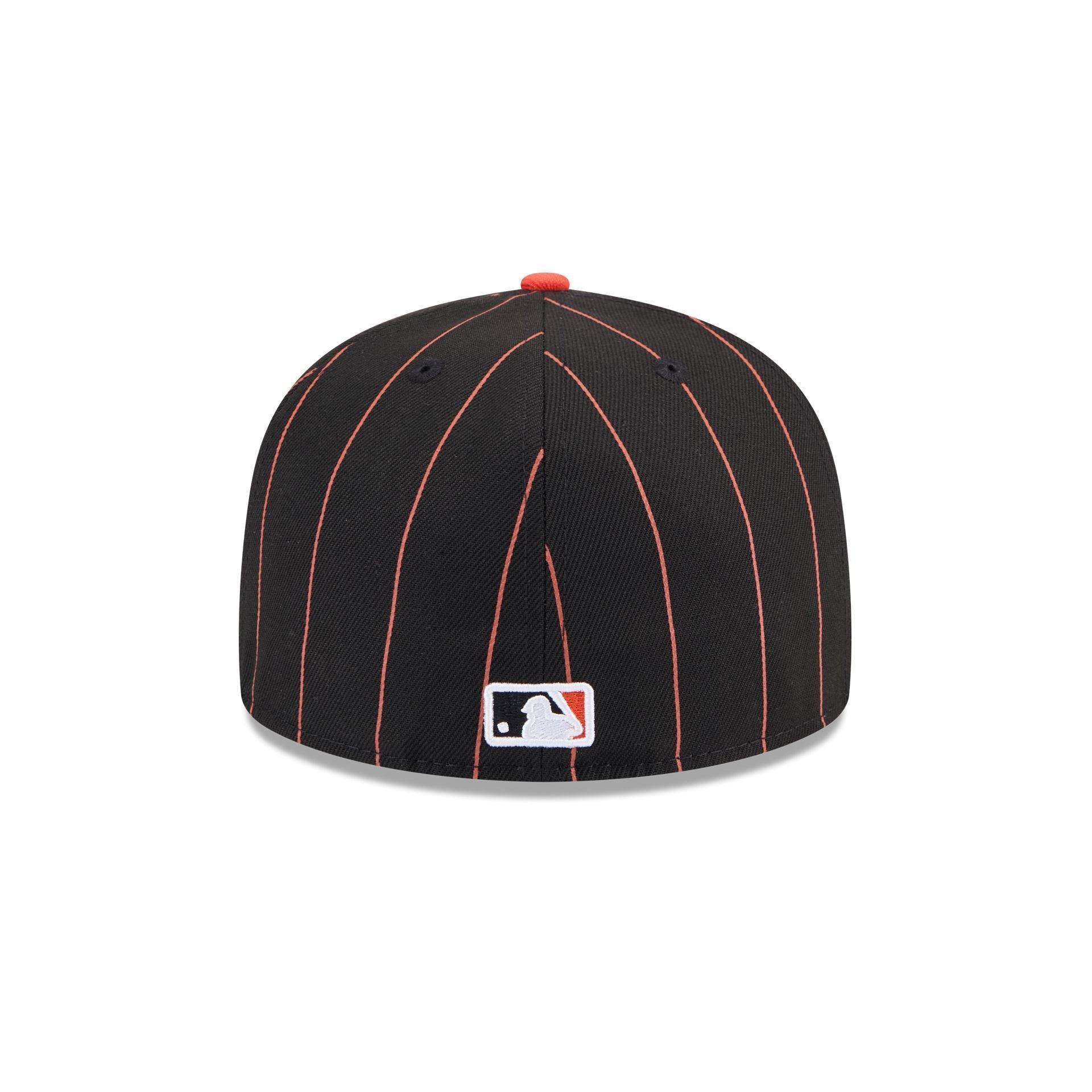 San Francisco Giants Throwback Pinstripe 59FIFTY Fitted Hat Male Product Image