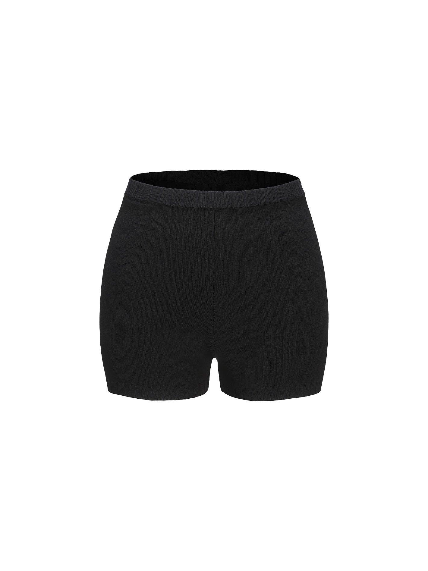 Kennedy Knit Shorts (Black) Product Image