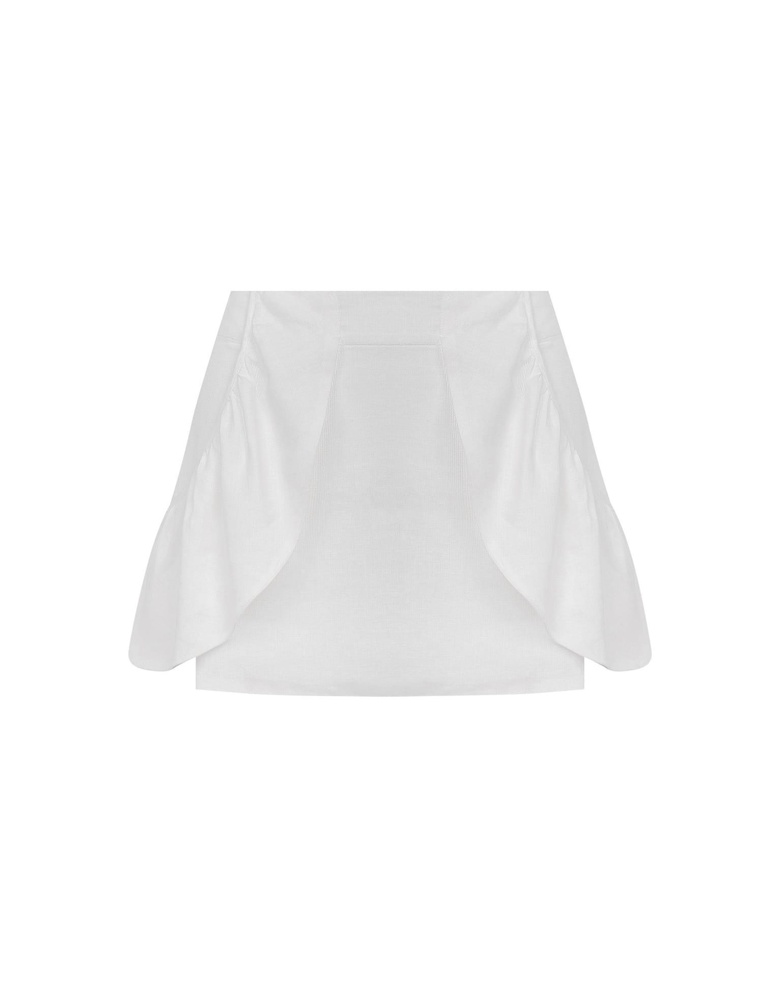 Lorie Mini Skirt - Off White Product Image