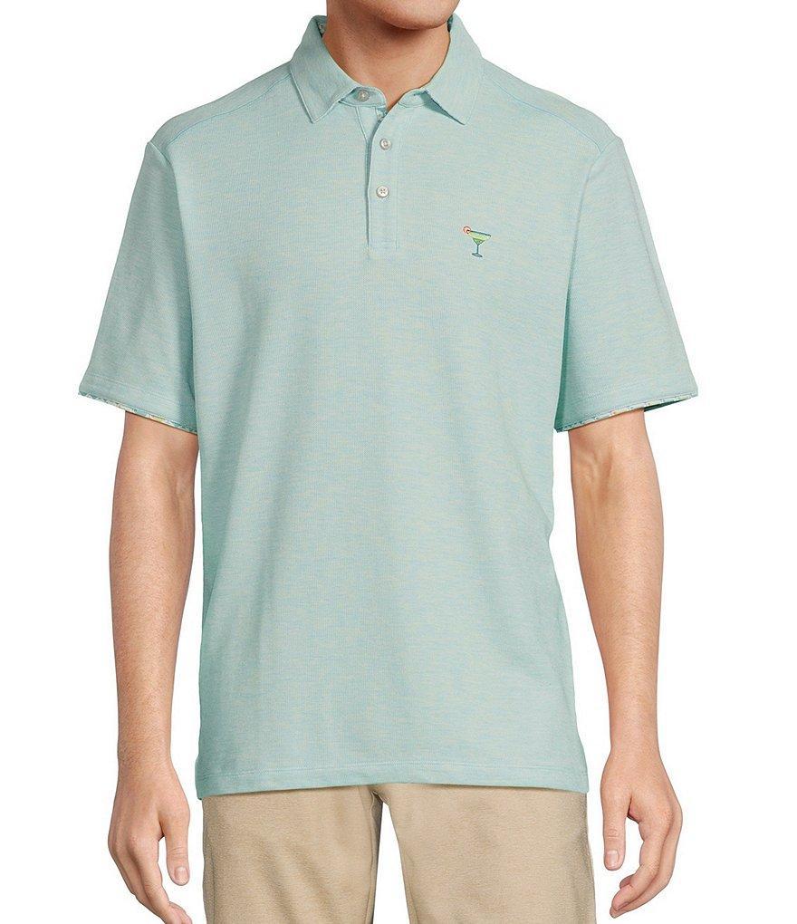 Tommy Bahama Cocktail Mixer 5 O'Clock Short Sleeve Polo Shirt Product Image