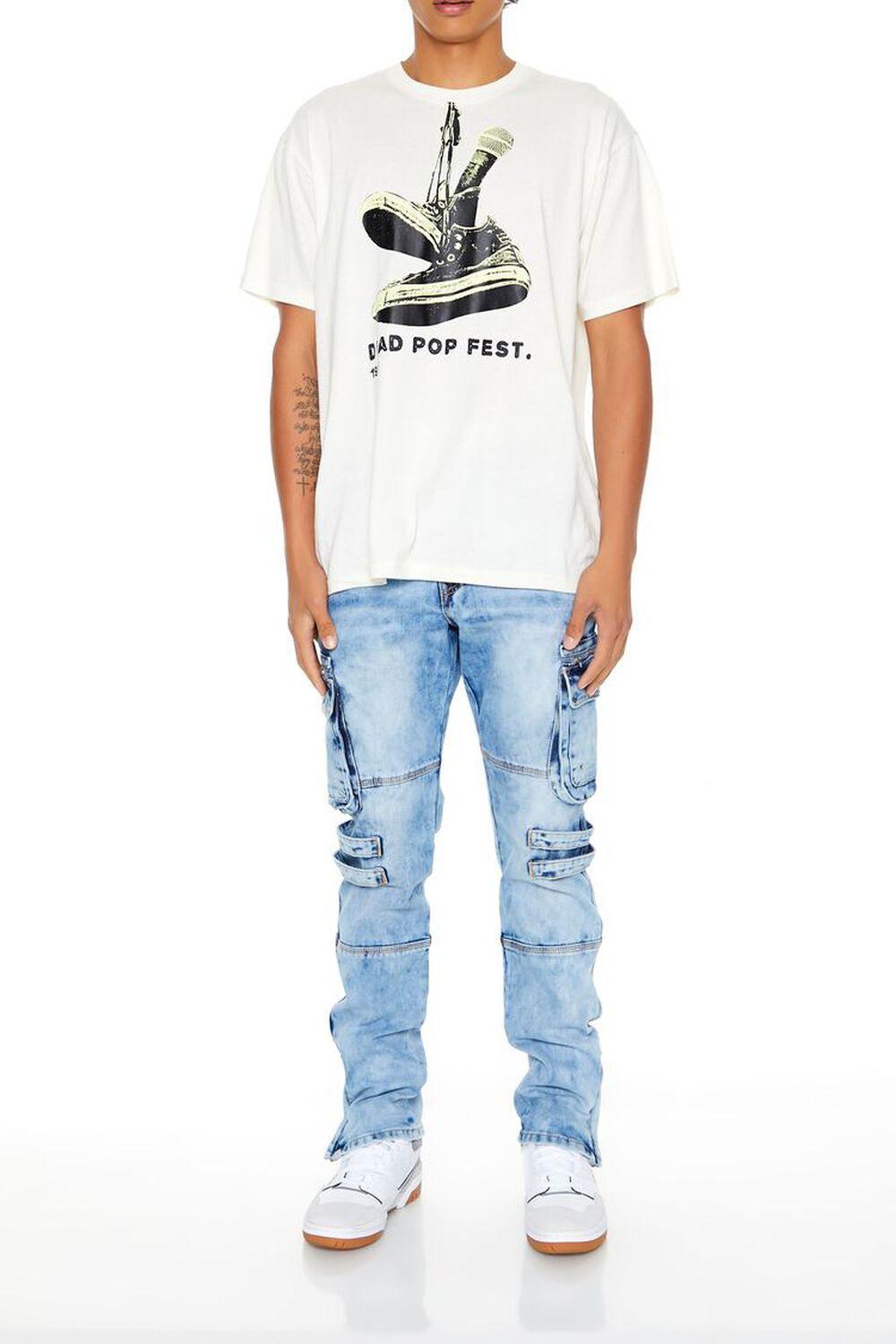 Slim-Fit Cargo Utility Jeans | Forever 21 Product Image