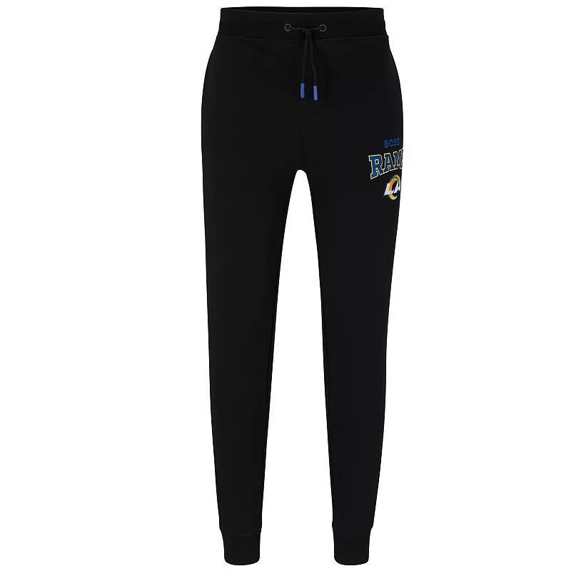 Mens BOSS x NFL Cotton-Terry Tracksuit Bottoms Product Image