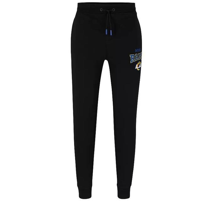 Mens BOSS x NFL Cotton-Terry Tracksuit Bottoms Product Image