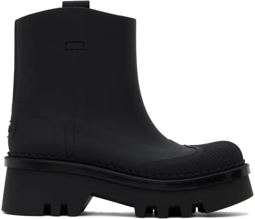 Black Raina Rain Boots In 001 Black product image