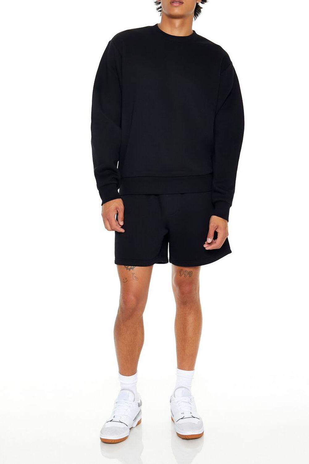 Cotton-Blend Crew Pullover | Forever 21 Product Image