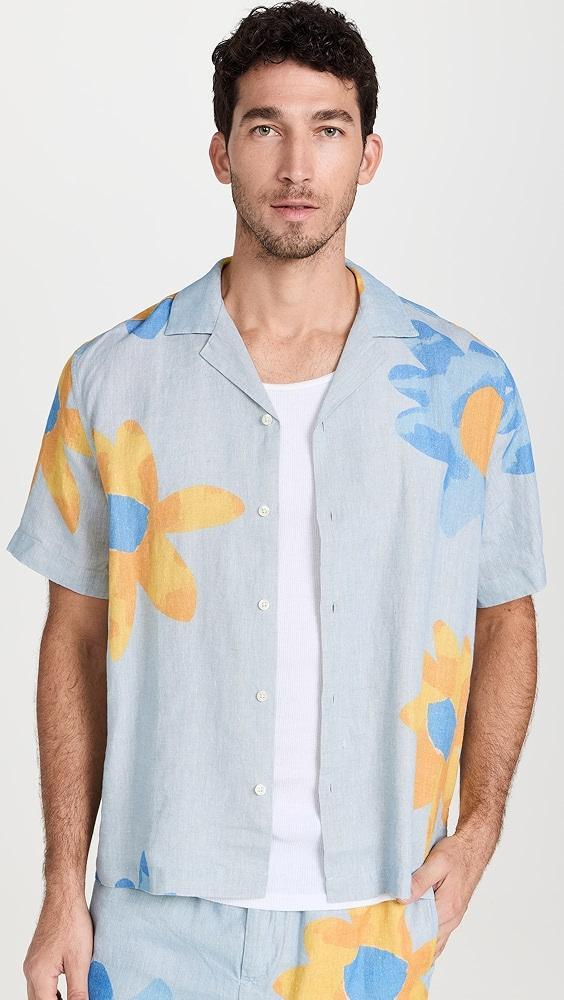 Frescobol Carioca x John Booth Roberto Linen Shirt | Shopbop Product Image