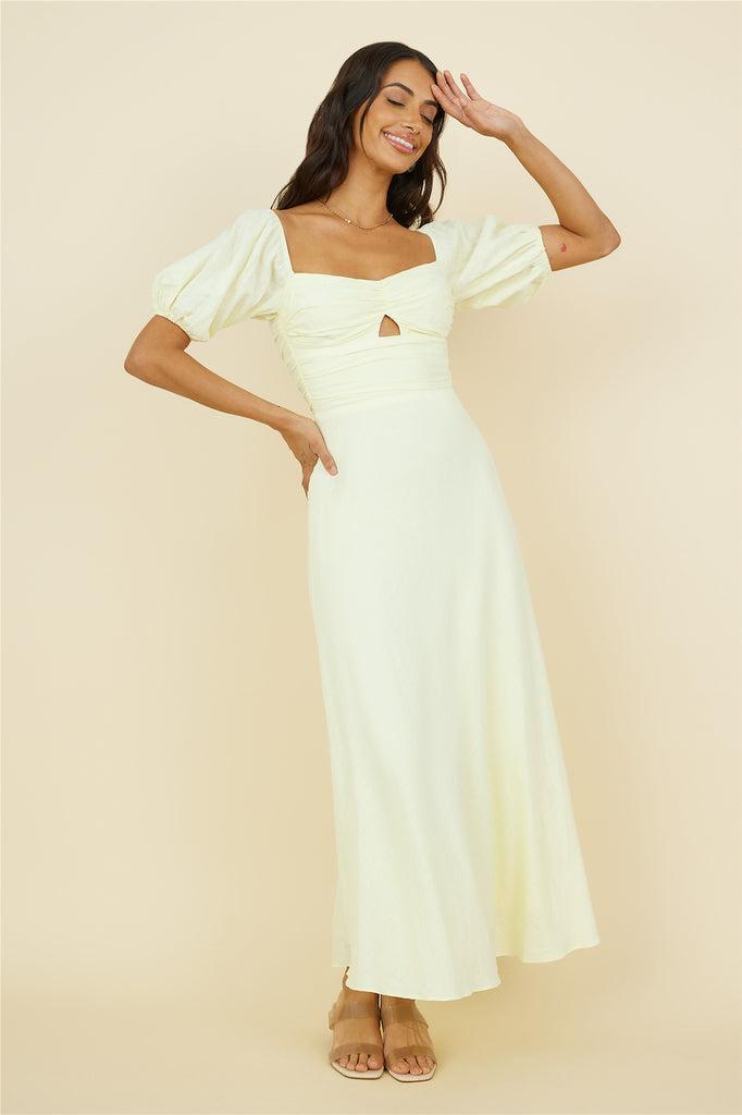 Celebration Of Us Maxi Dress Yellow Product Image