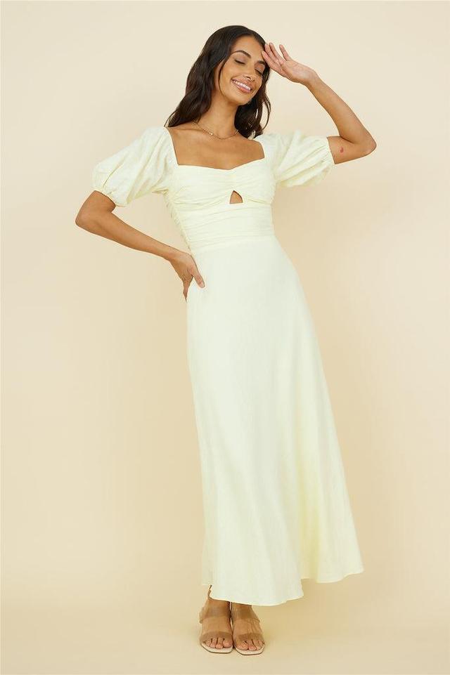 Celebration Of Us Maxi Dress Yellow Product Image