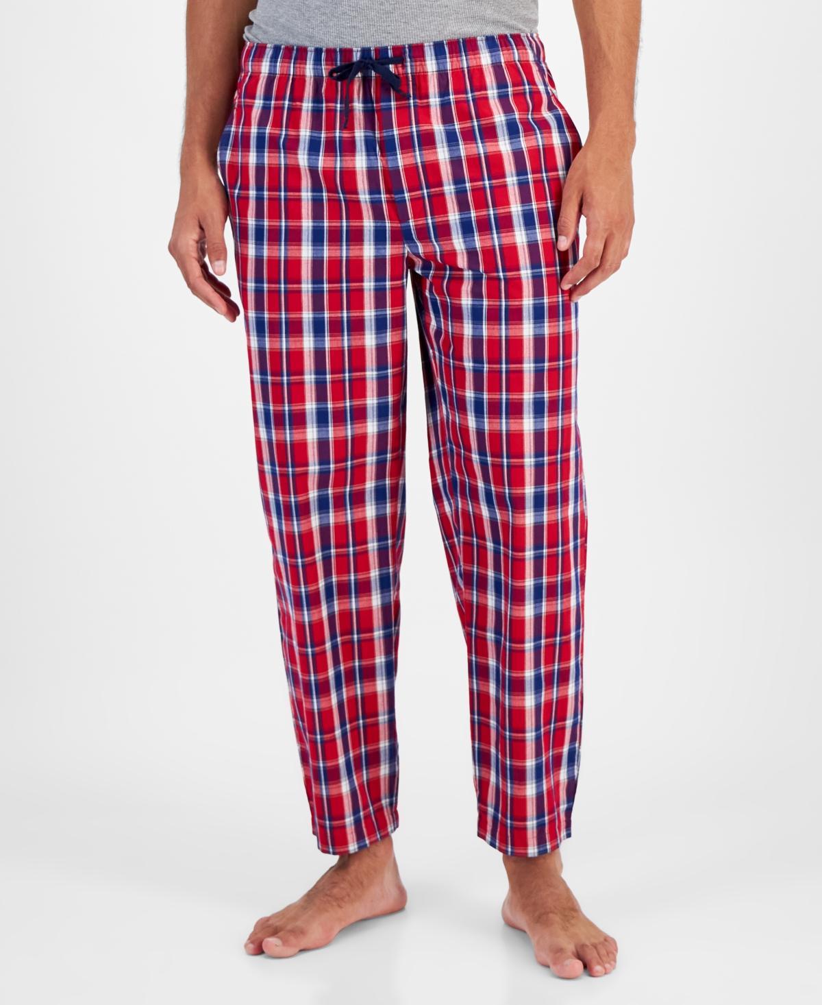 Club Room Mens Regular-Fit Plaid Pajama Pants, Created for Macys Product Image