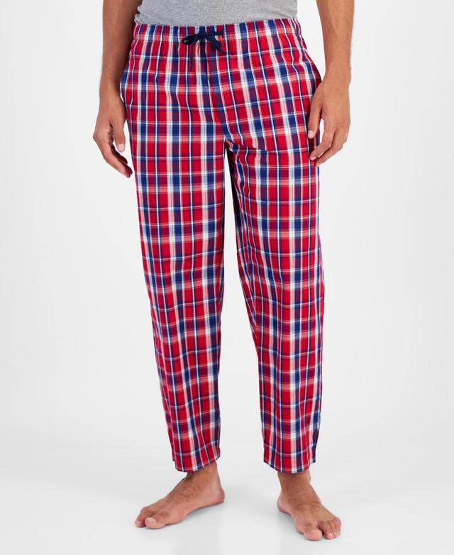 Club Room Mens Regular-Fit Plaid Pajama Pants, Created for Macys Product Image