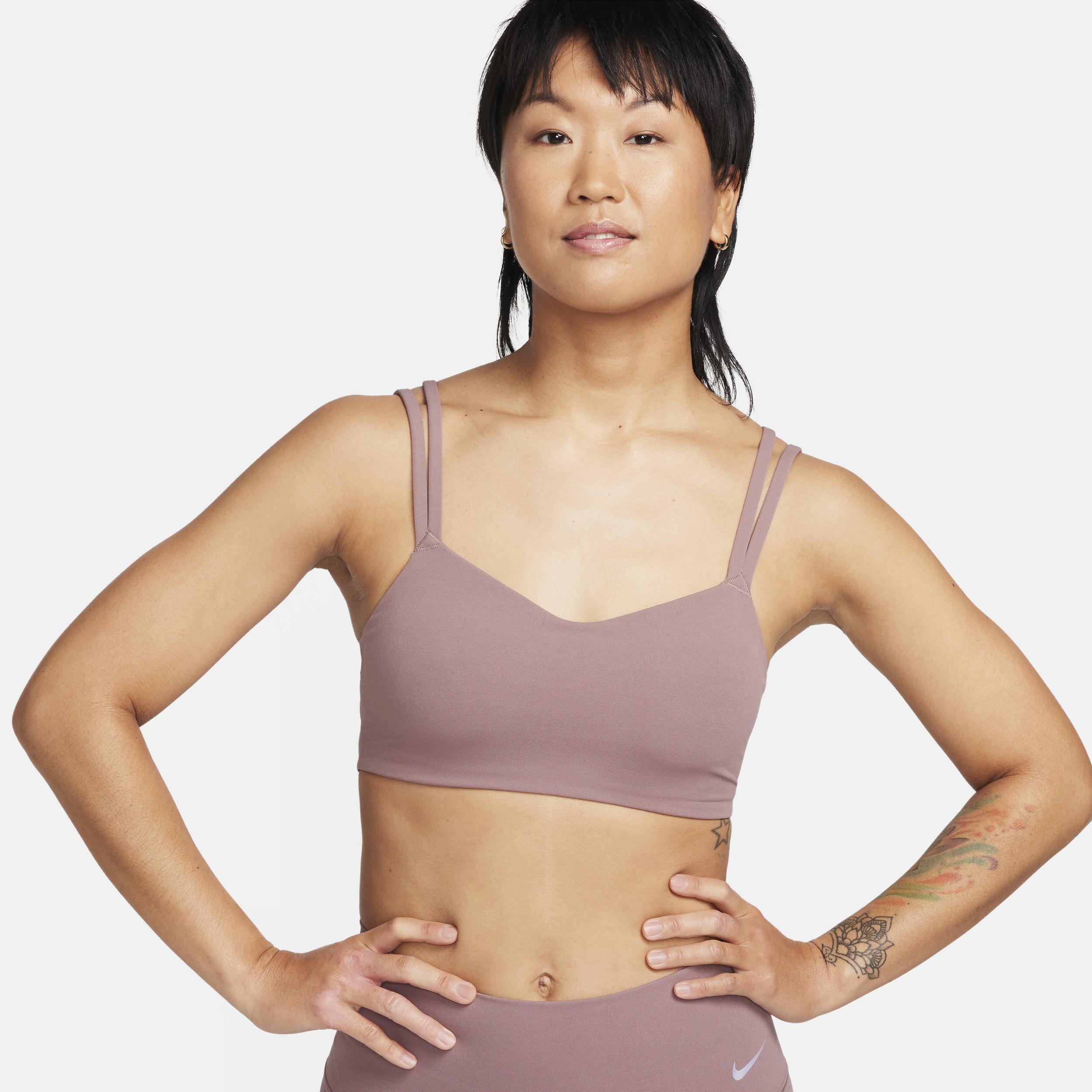 Nike Womens Zenvy Strappy Light-Support Padded Sports Bra Product Image