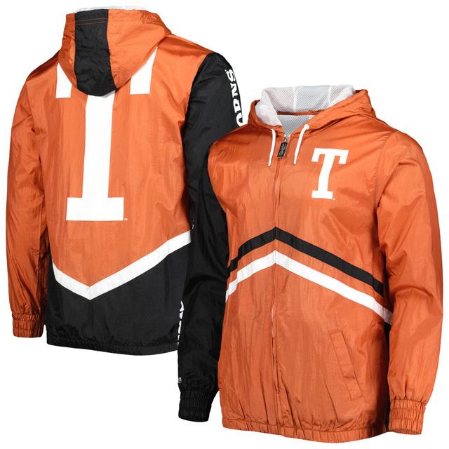 Mens Mitchell & Ness Texas Orange Texas Longhorns Undeniable Full-Zip Windbreaker Jacket Product Image