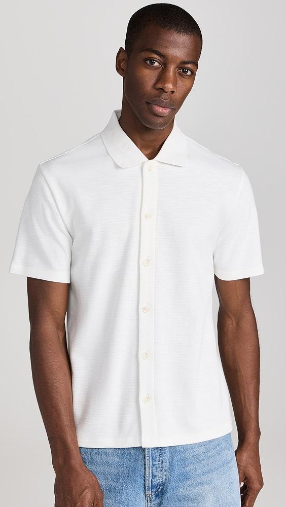 Vince Variegated Jacquard Button Down | Shopbop Product Image