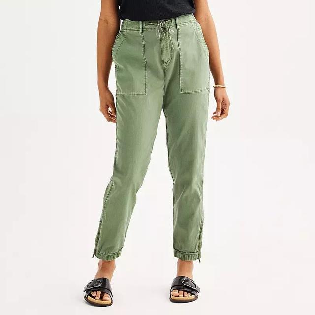 Petite Sonoma Goods For Life Core Utility Jogger, Womens Manolo Green Product Image