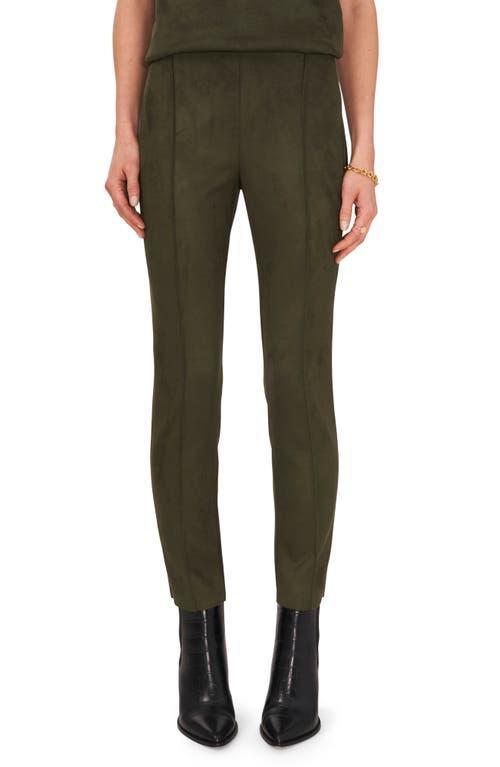 Vince Camuto Pintuck Faux Suede Leggings Product Image