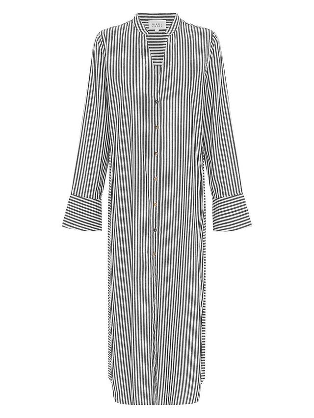 Womens Jude Stripe Cotton Shirtdress Product Image